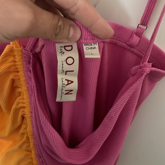 DOLAN Asymmetric Ruched Tank Top - Picture 4 of 4